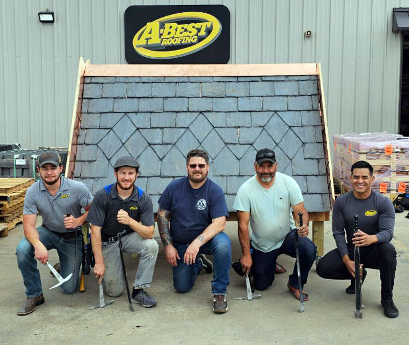 A-Best Roofing completing an SRCA training course with instructor Chad Brandon in Idaho, April, 2024.