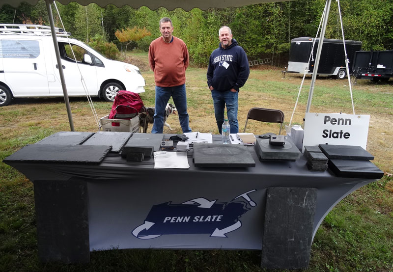 Tent spaces for vendors at the Slate Roofing Contractors Association 2025 conference. Tent spaces for vendors at the Slate Roofing Contractors Association 2025 conference.