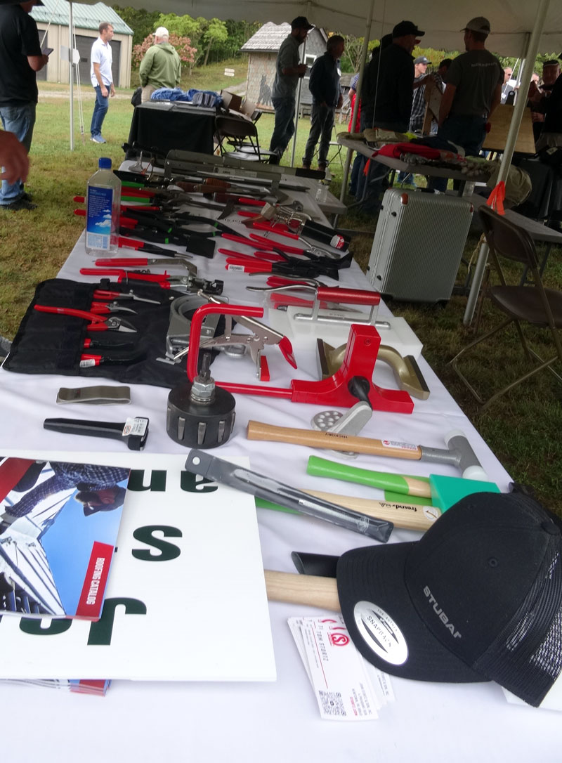 Slate Roof and metal roofing tools seminar held at the Slate Roofing Contractors Association 2025 conference.